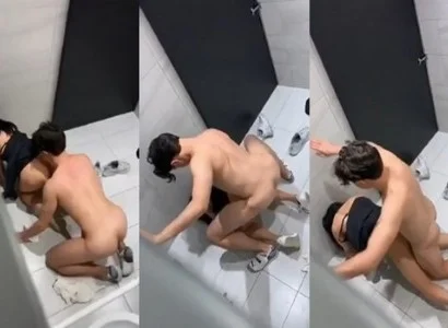 Cặp nam nữ bị ghi hình lúc quan hệ trong nhà vệ sinh